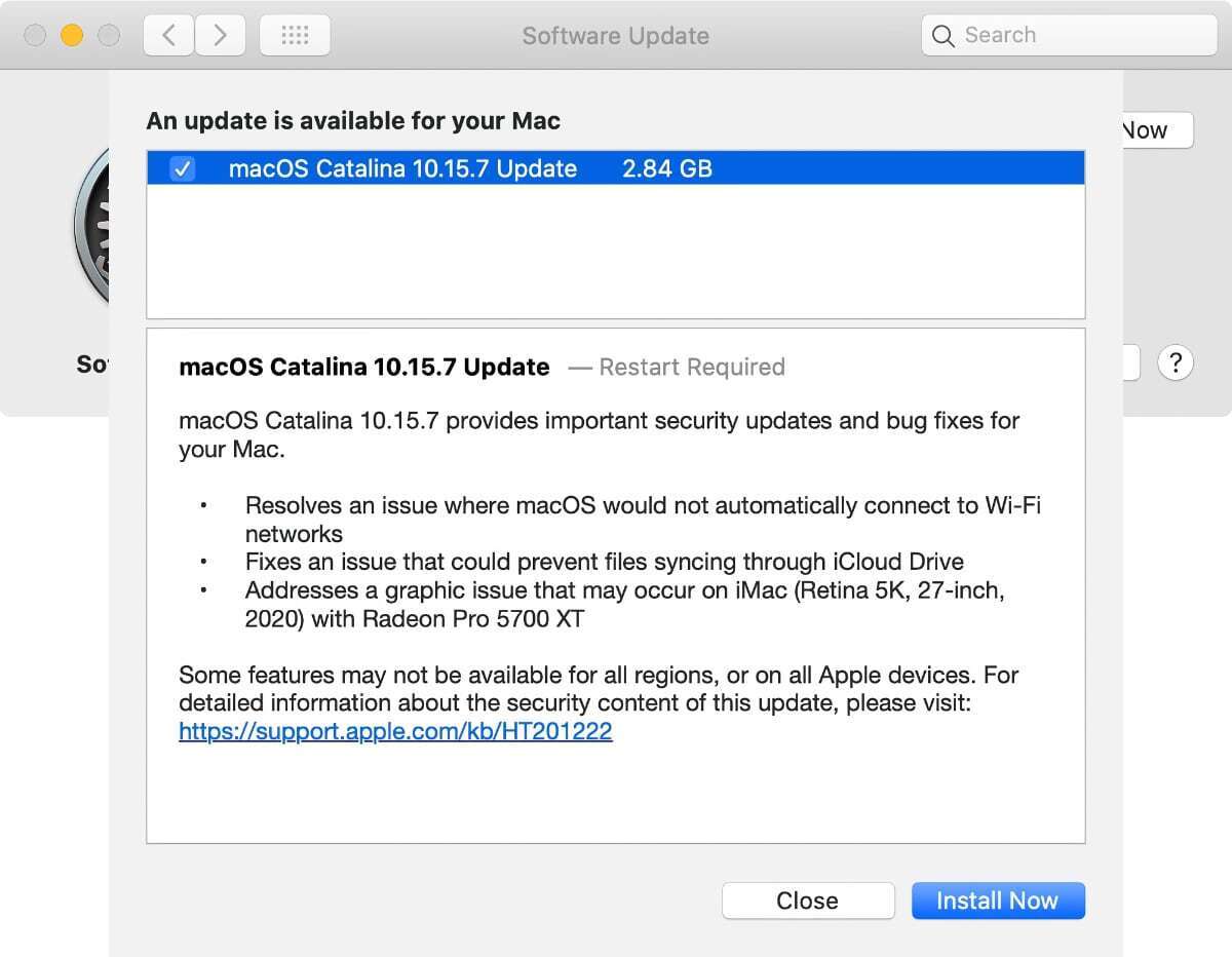 what is the software update for mac